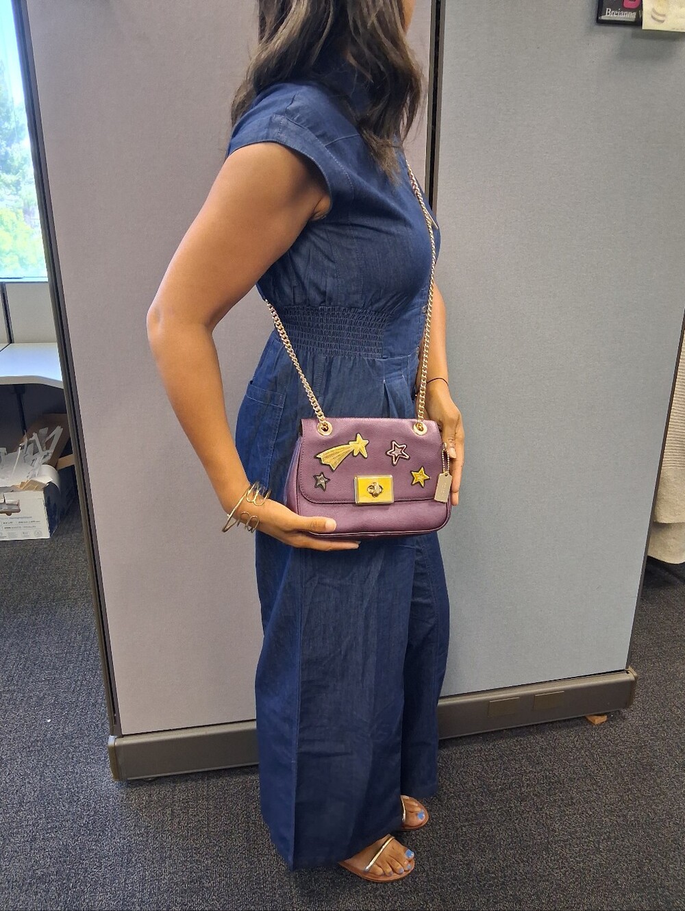 Coach Cassidy Star Patch Crossbody 2018 Bag Pre-loved She Is So Pretty & Clean - Picture 6 of 14